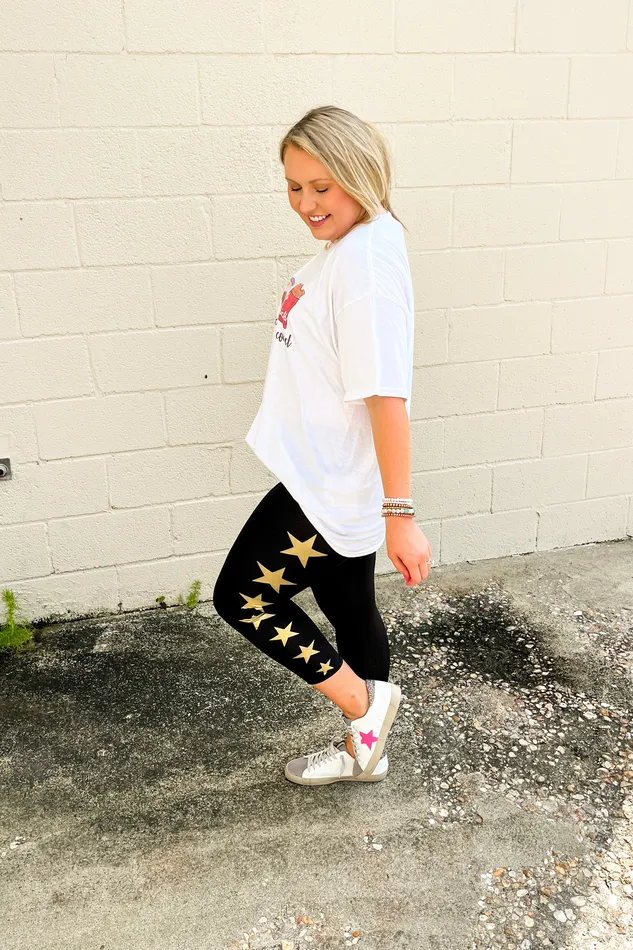 Judson Star Accents Leggings Earrings