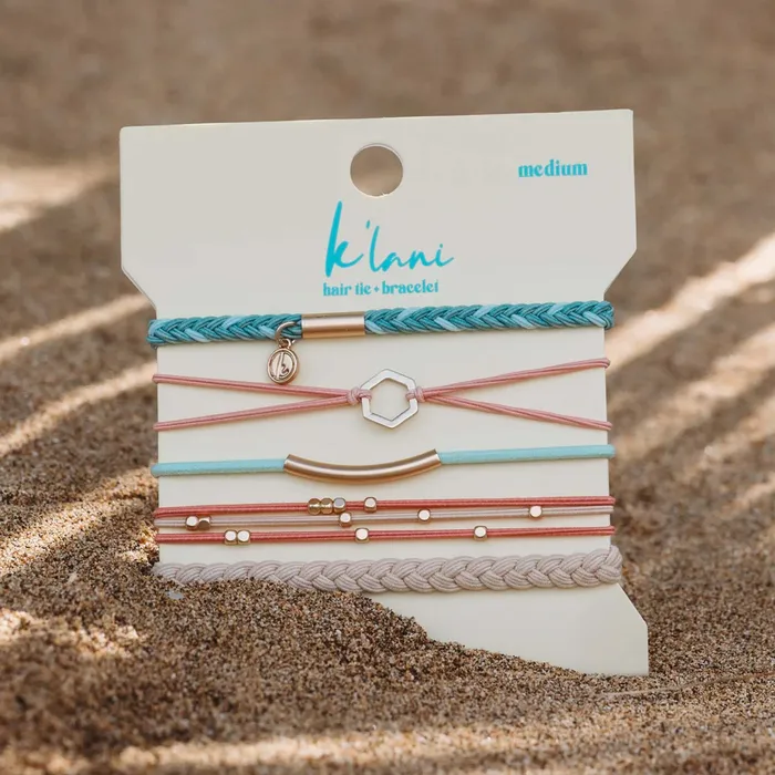 Klani Live Wrist and Hair Tie Bracelet Set 5 Pieces KLANI Bracelets