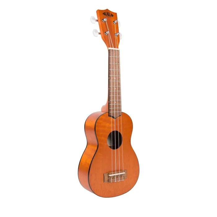 KALABRAND Kala Soprano Exotic Mahogany Ukulele with Satin Finish Necklaces