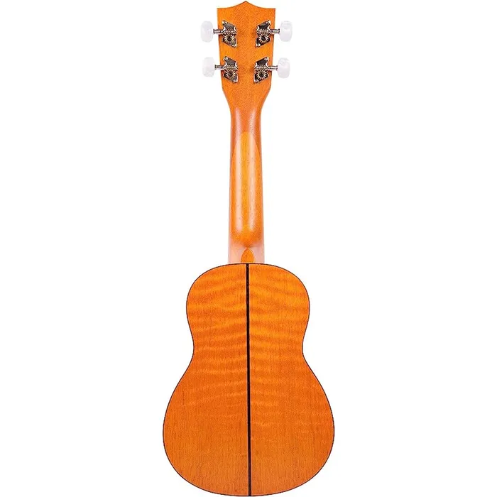 KALABRAND Kala Soprano Exotic Mahogany Ukulele with Satin Finish Necklaces