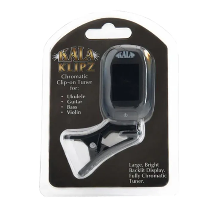 KALABRAND Necklaces Kala Klipz ClipOn Ukulele Guitar Tuner Black