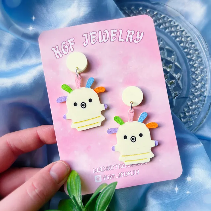 KGF Jewelry Earrings Squeakoid Acrylic Earrings Pins