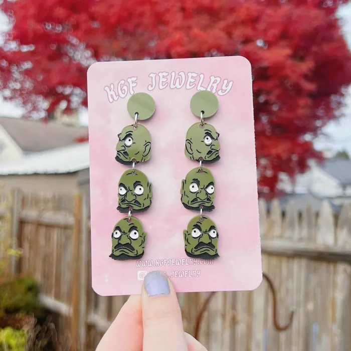 KGF Jewelry Kashira Acrylic Earrings Keychains Earrings KGF Jewelry Kashira Acrylic Earrings Keychains Earrings