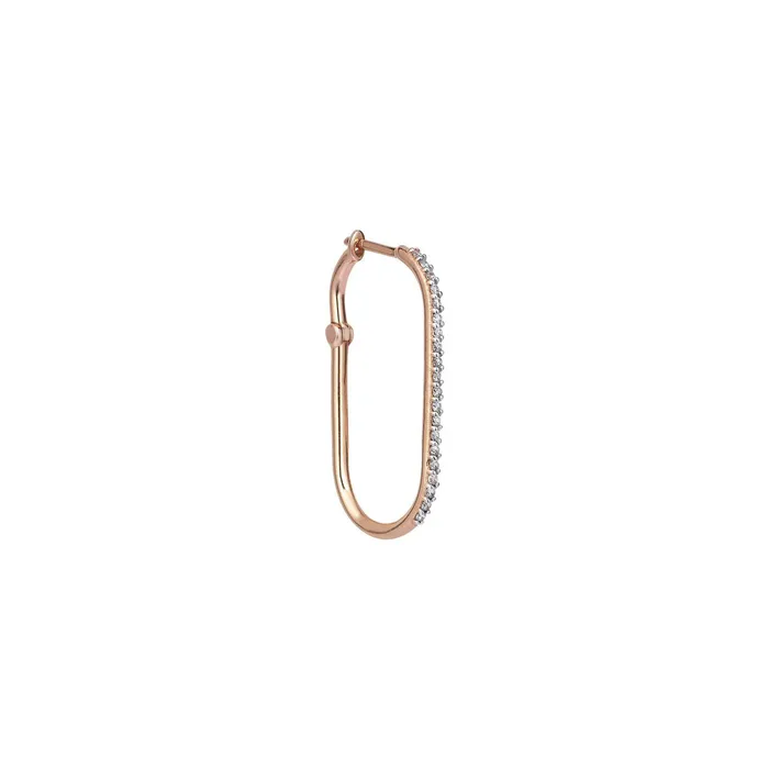 Kismet by Milka Earrings Equality Pave Hoop Earring