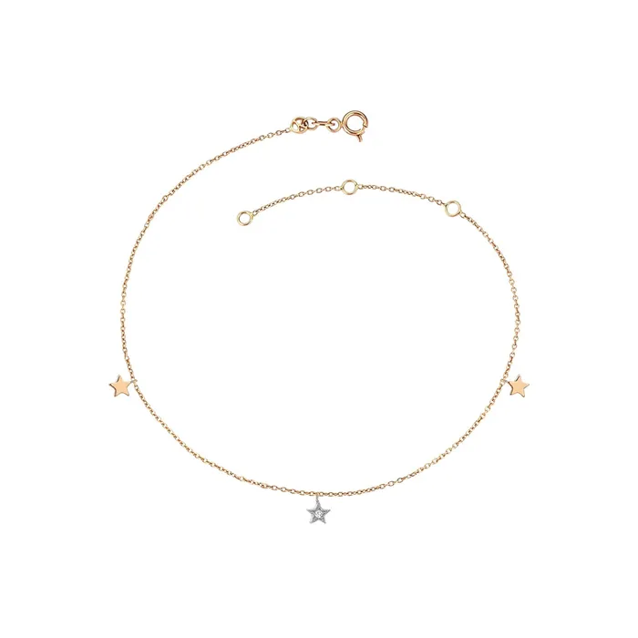 Kismet By Milka Earrings Starry Anklet
