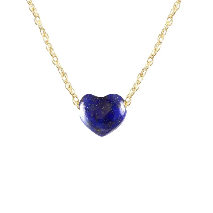 Kris Nations Gemstone Heart Necklace Necklaces