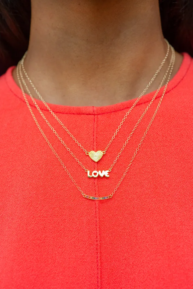 Kris Nations Necklaces Heartbeat Charm Necklace Kris Nations Necklaces Heartbeat Charm Necklace