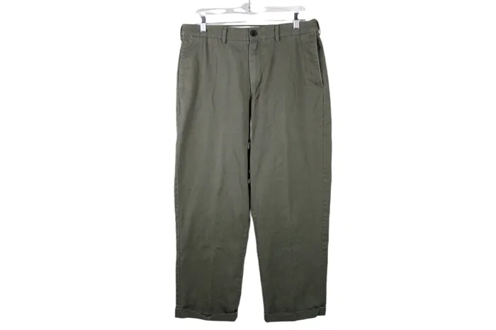Lands End Traditional Fit Green Pant 34X27 Lands End Earrings