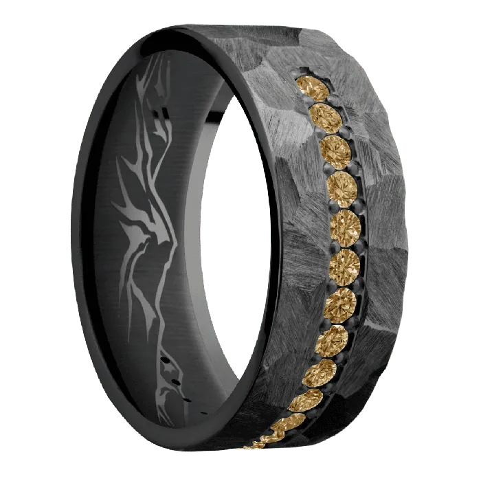 Lashbrook Earrings Zirconium Rock Finish