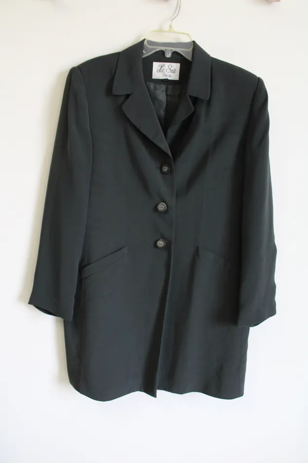 Le Suit Earrings Le Suit Green Blazer Long Jacket 14 Petite