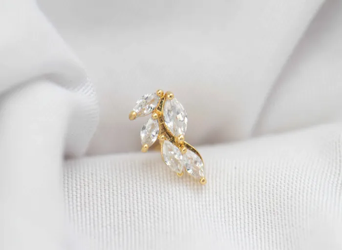Leaves Piercing Dreamlandgt Earrings Leaves Piercing Dreamlandgt Earrings