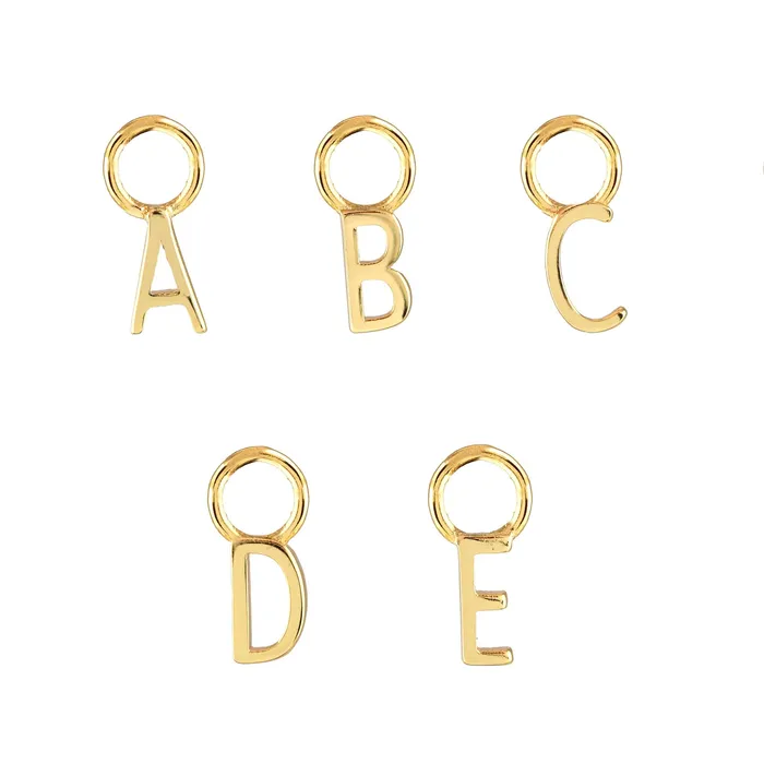 Letter Earring Charms sold as single letters Kris Nations Earrings