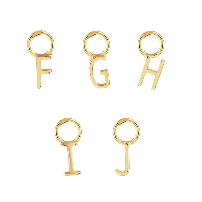 Letter Earring Charms sold as single letters Kris Nations Earrings