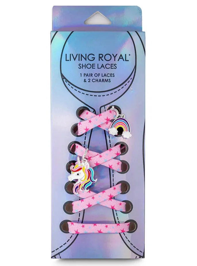 Living Royal Unicorn Shoe Laces Charm Set LIVINGROYAL Charm Necklaces