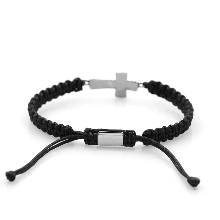 Lords Guidance Bracelets Mens Cross Bracelet br Stripe