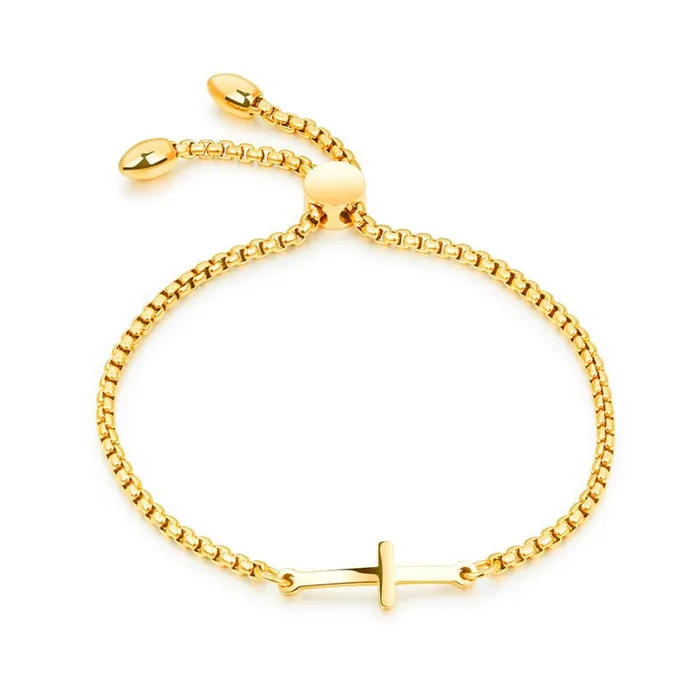 Lords Guidance Bracelets Womens Cross Bracelet br Elegant Cross Slide