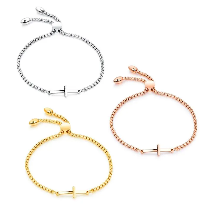 Lords Guidance Bracelets Womens Cross Bracelet br Elegant Cross Slide