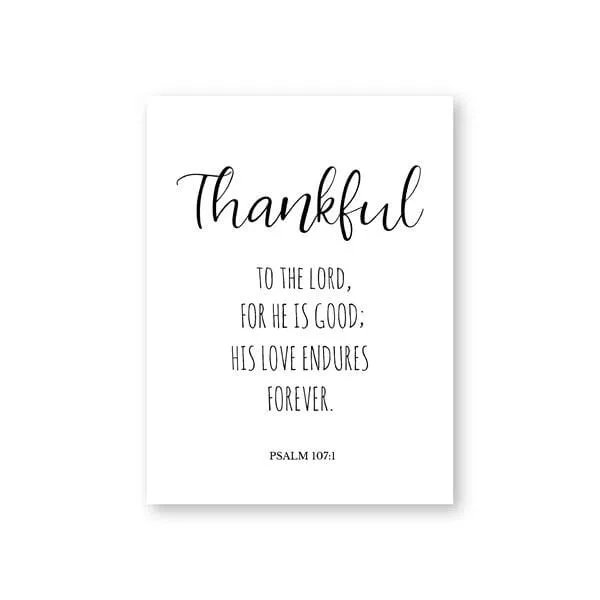 Lords Guidance Earrings Bible Verse Wall Artbr Thankful To The Lord