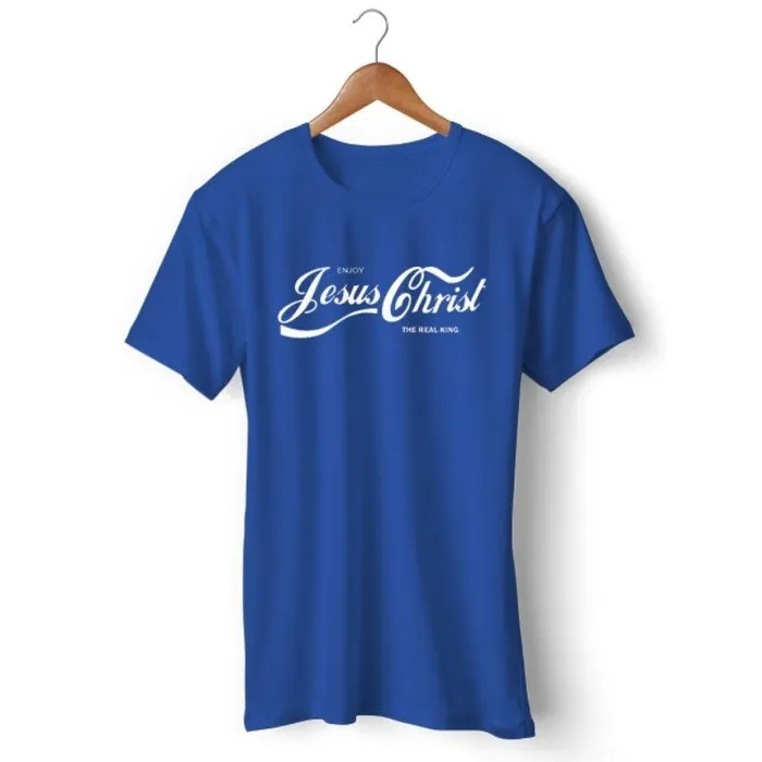 Lords Guidance Earrings Christian TShirt br Jesus Christ Coca Cola