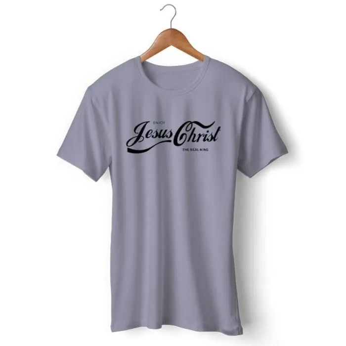 Lords Guidance Earrings Christian TShirt br Jesus Christ Coca Cola