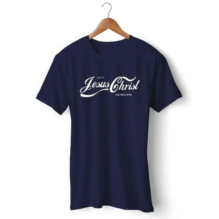 Lords Guidance Earrings Christian TShirt br Jesus Christ Coca Cola