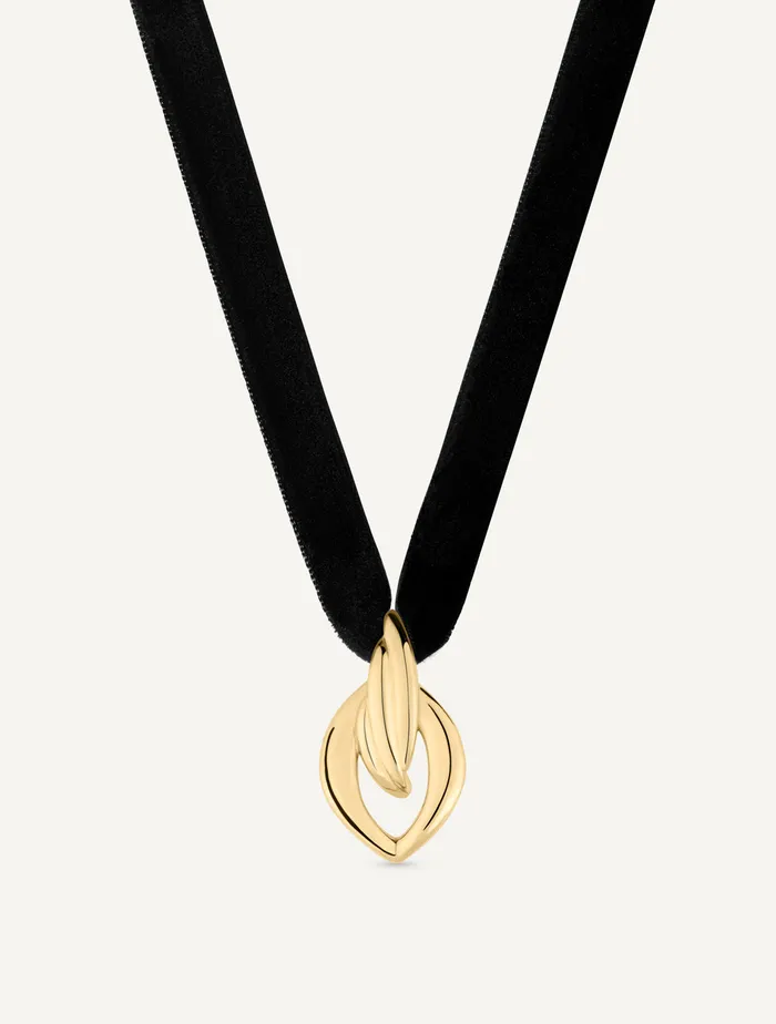 Maison Dore Necklaces PALAIS BLACK VELVET NECKLACE