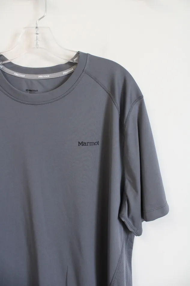 Marmot Gray Athletic Shirt XXL Marmot Earrings