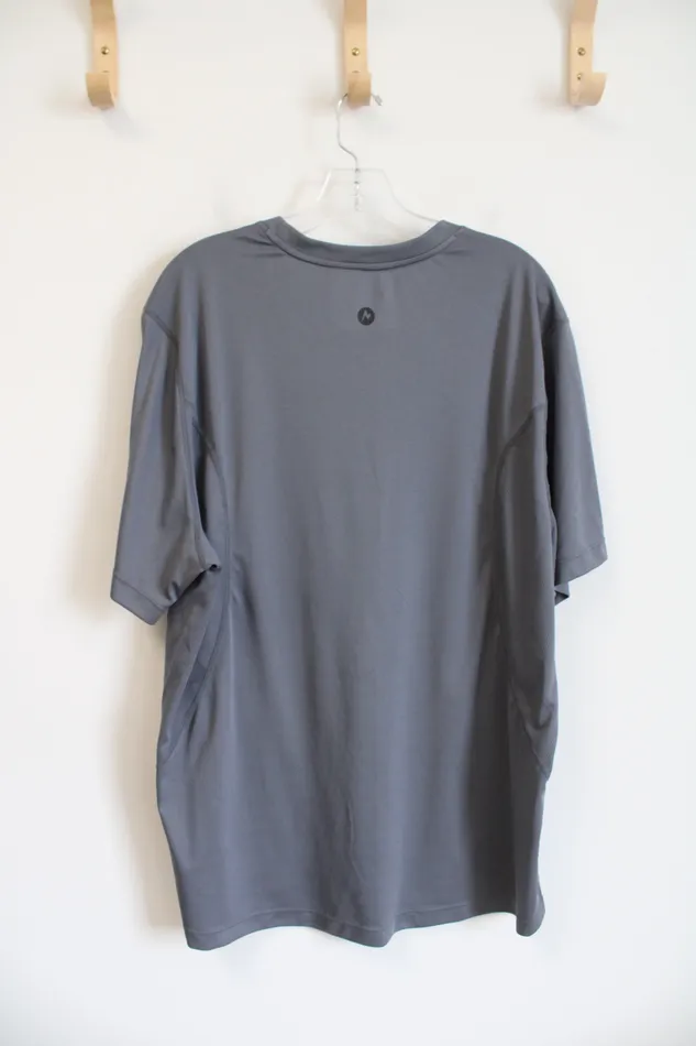 Marmot Gray Athletic Shirt XXL Marmot Earrings