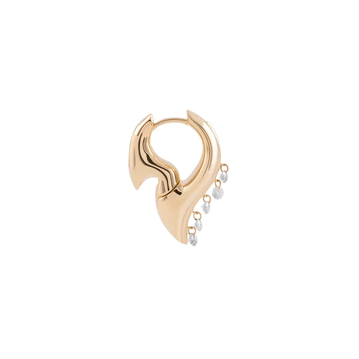 Midi Flare Hoop Earring Kismet by Milka Earrings