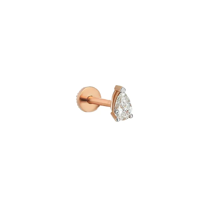 Mini Teardrop Piercing Kismet by Milka Earrings