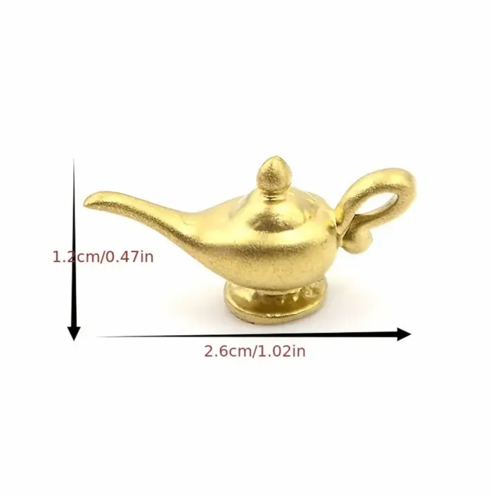Miniature Aladdin Lamp 112 Scale Dollhouse Decor Accessory Miniatures by NC Earrings
