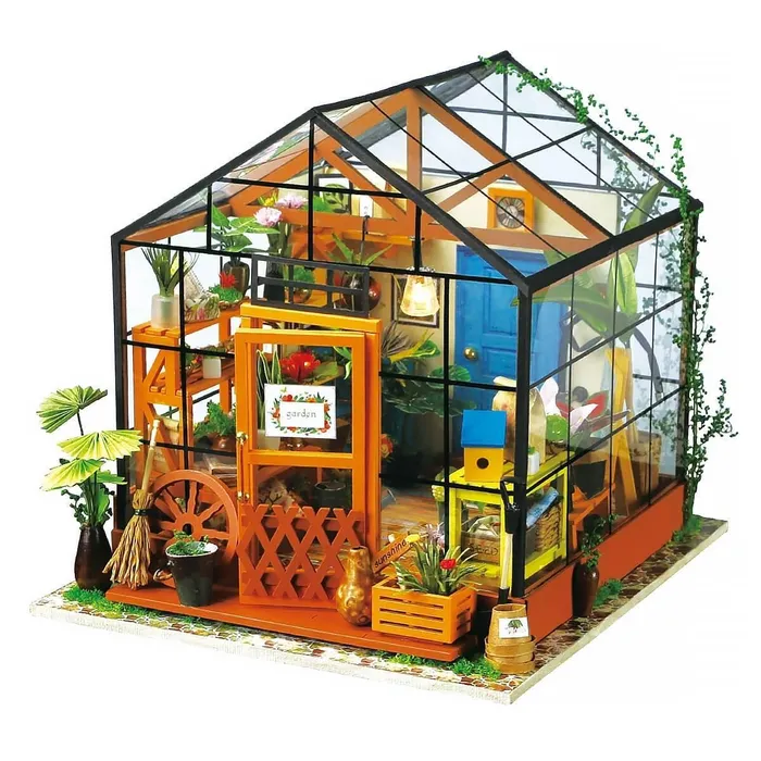 Miniatures by NC Earrings Miniature DIY Kit Greenhouse Flower Shop