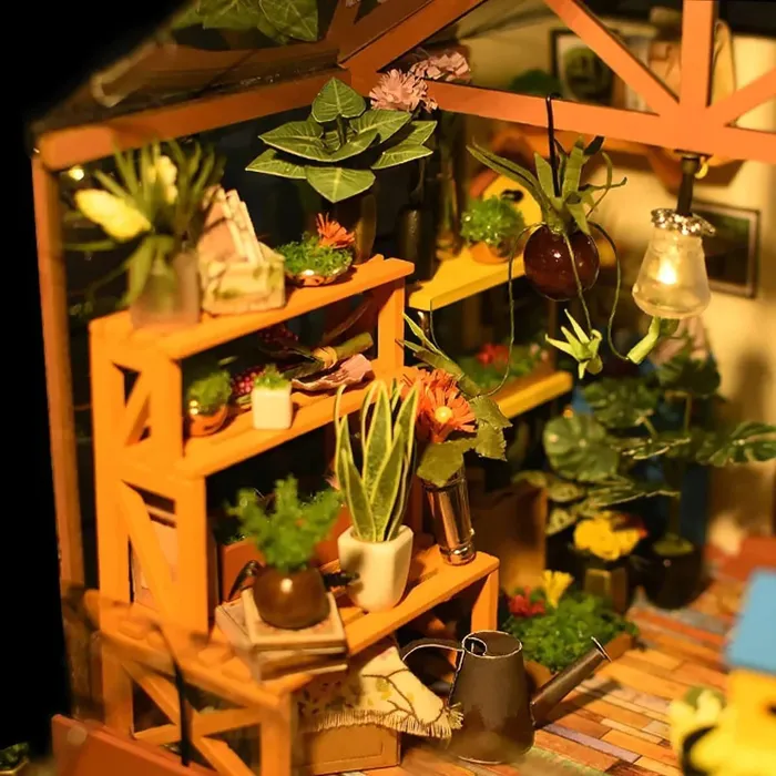 Miniatures by NC Earrings Miniature DIY Kit Greenhouse Flower Shop