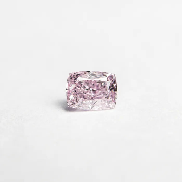Misfit Diamonds Earrings 030ct 443x339x227mm GIA SI2 Fancy Intense PurplePink Cushion Brilliant 2416401