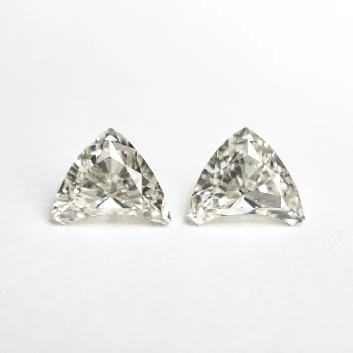 Misfit Diamonds Earrings 093cttw 2pc 611x506x257mm 609x495x262mm SI IJ Trillion Brilliant Matching Pair 2429502