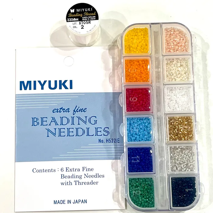 Miyuki Delica Starter Kit 12 Colors 36 gr Plastic Miyuki Bead Container Storage Box 12 Compartments Peppy Beads Earrings Miyuki Delica Starter Kit 12 Colors 36 gr Plastic Miyuki Bead Container Storage Box 12 Compartments Peppy Beads Earrings