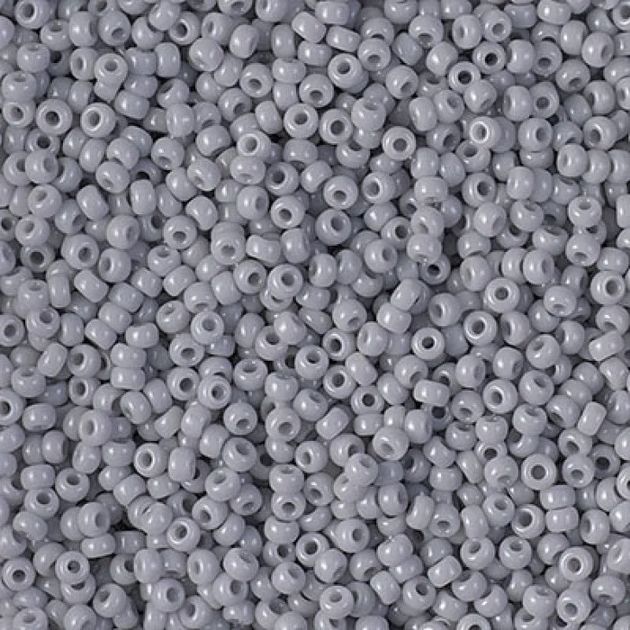 Miyuki Seed Beads 110 Opaque Cement Grey 0498 Peppy Beads Earrings