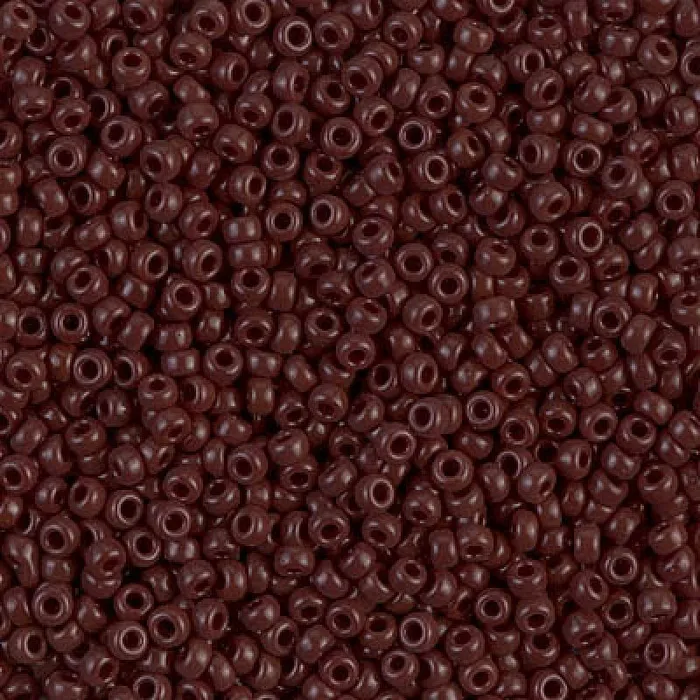 Miyuki Seed Beads 110 Opaque Chocolate 0409 Peppy Beads Earrings