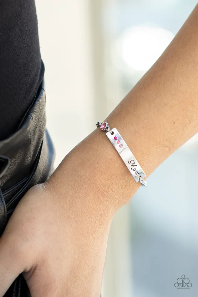 Mom Always Knows Pink Paparazzi Accessories Necklaces