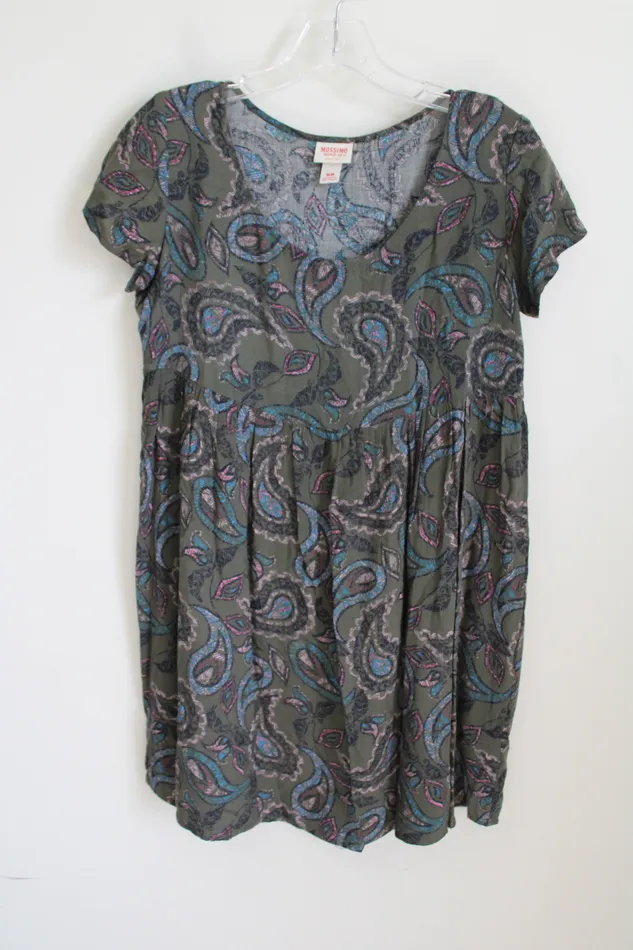 Mossimo Supply Co Earrings Mossimo Supply Co Paisley Olive Green Babydoll Dress M Mossimo Supply Co Earrings Mossimo Supply Co Paisley Olive Green Babydoll Dress M