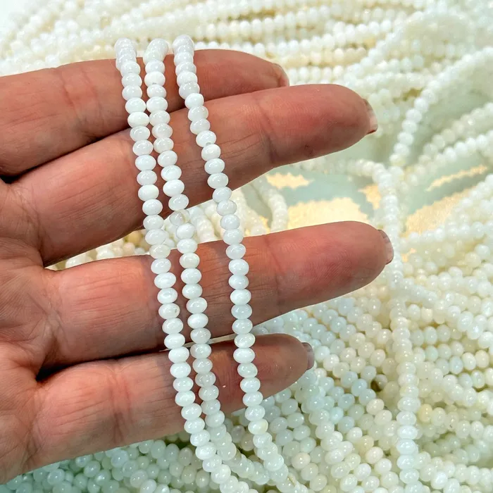 Natural Mother of Pearl Rondelle Beads 25x4mm String of 130135 Beads Peppy Beads Necklaces Natural Mother of Pearl Rondelle Beads 25x4mm String of 130135 Beads Peppy Beads Necklaces
