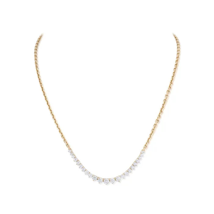 Necklaces 342 Carat Graduated Diamond Necklace Stephen Silver Fine Jewelry Necklaces 342 Carat Graduated Diamond Necklace Stephen Silver Fine Jewelry