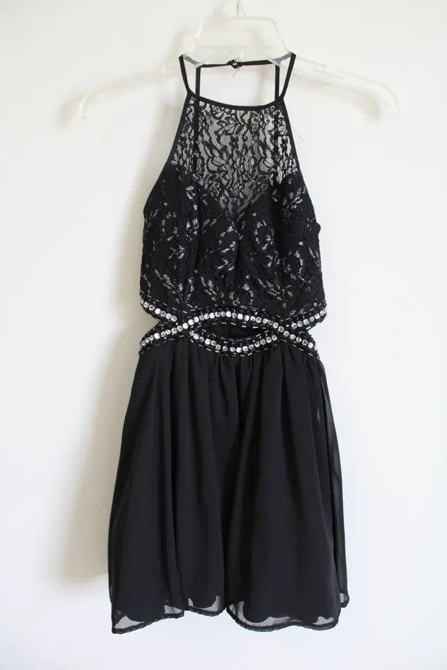 Necklaces B Darlin B Darlin Black SemiFormal Dress 56