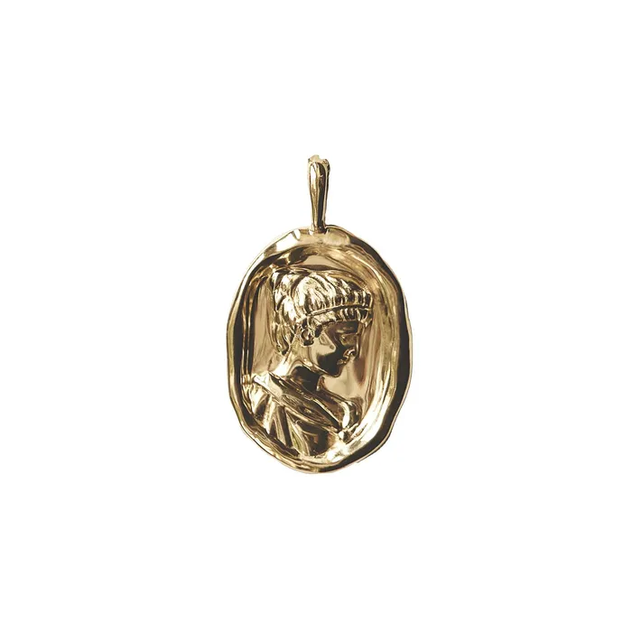 Necklaces COMMON ERA Hypatia Molten Gold Pendant Necklaces COMMON ERA Hypatia Molten Gold Pendant