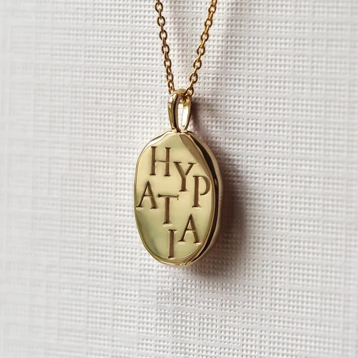Necklaces COMMON ERA Hypatia Molten Gold Pendant Necklaces COMMON ERA Hypatia Molten Gold Pendant