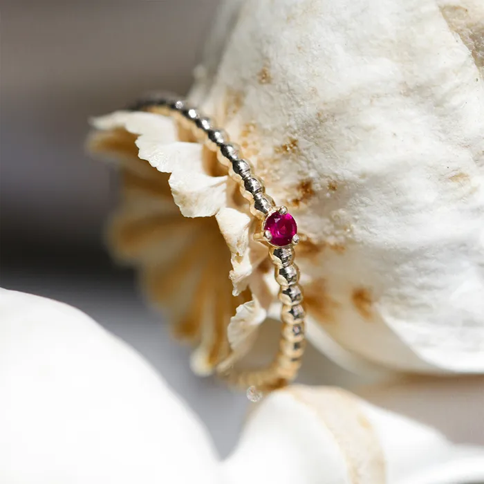 Necklaces Consider the Wldflwrs Seed Birthstone Stacker Necklaces Consider the Wldflwrs Seed Birthstone Stacker