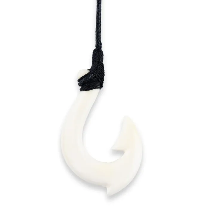 Necklaces Extra Large Hawaiian Bone Hook Necklace PACIFICOCEANCOL