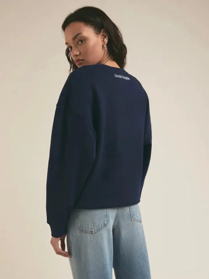 Necklaces Favorite Daughter Favorite Sister Heart Logo Sweatshirt Favorite Daughter