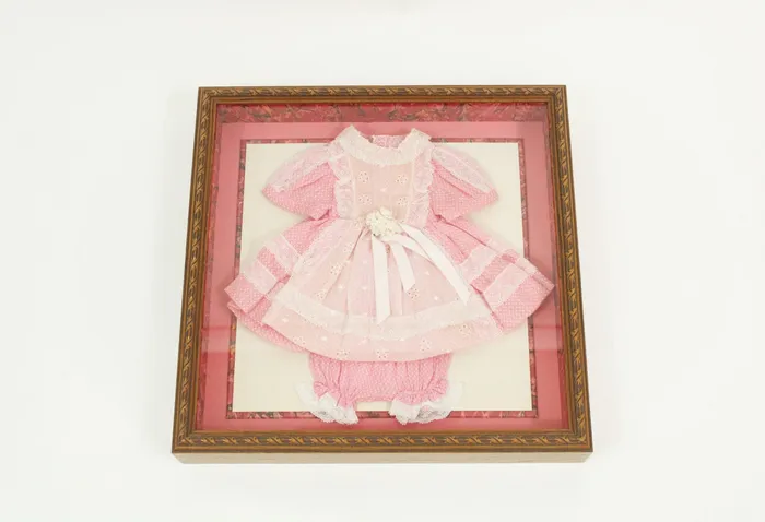 Necklaces Jubilee Thrift Baby Outfit Shadow Box 14X14