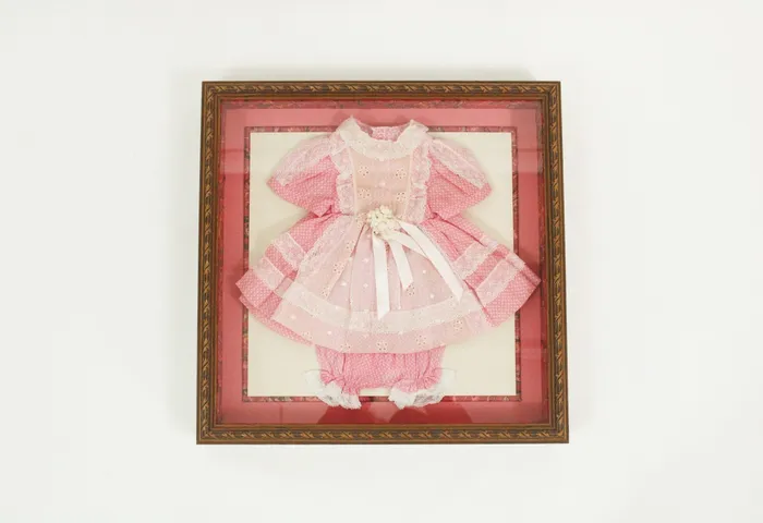 Necklaces Jubilee Thrift Baby Outfit Shadow Box 14X14